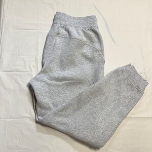 Lululemon Scuba High Rise Jogger Size 8 Heather Grey Cotton Terry Sweatpants